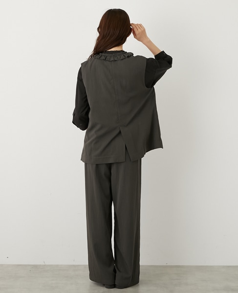 【LOURMARIN】フリルジレ 詳細画像 スミクロ 6