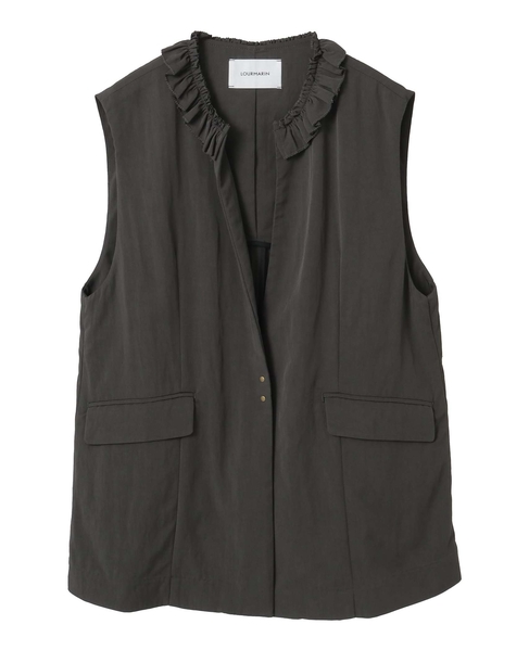 【LOURMARIN】フリルジレ 詳細画像 スミクロ 9