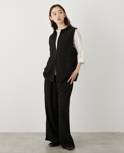 【LOURMARIN】フリルジレ 詳細画像 ブラック 2