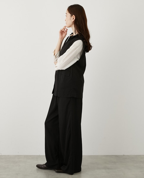 【LOURMARIN】フリルジレ 詳細画像 ブラック 4