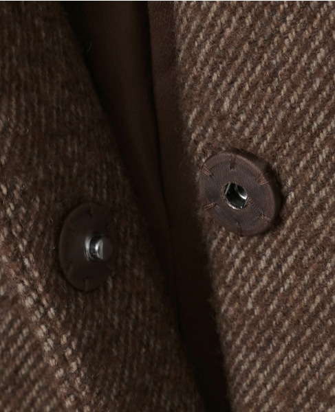 【LOURMARIN】ベルト付きロングジレ 詳細画像 ブラウン 11