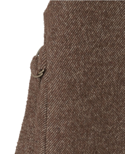 【LOURMARIN】ベルト付きロングジレ 詳細画像 ブラウン 9