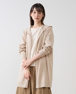 フードニットパーカー