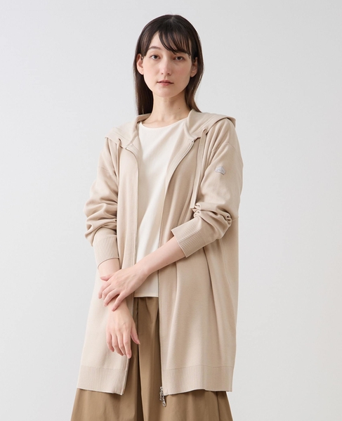 フードニットパーカー 詳細画像 ライトベージュ 1