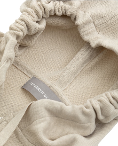 フードニットパーカー 詳細画像 ライトベージュ 17