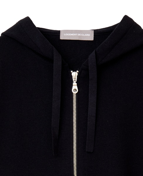 フードニットパーカー 詳細画像 ブラック 10