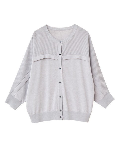 【LOURMARIN】フリルカーディガン 詳細画像 グレー 10