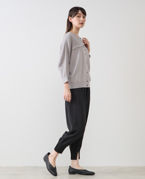 【LOURMARIN】フリルカーディガン 詳細画像 グレー 7