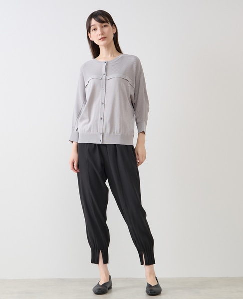 【LOURMARIN】フリルカーディガン 詳細画像 グレー 8