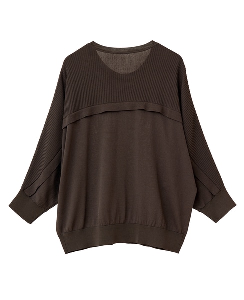 【LOURMARIN】フリルカーディガン 詳細画像 ブラウン 4