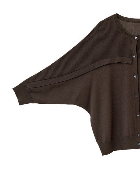 【LOURMARIN】フリルカーディガン 詳細画像 ブラウン 8