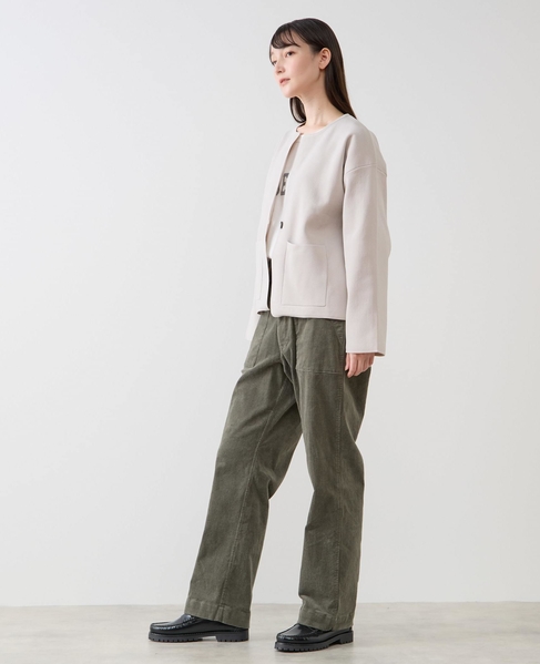 ラウンドネックカーディガン 詳細画像 ライトベージュ 4