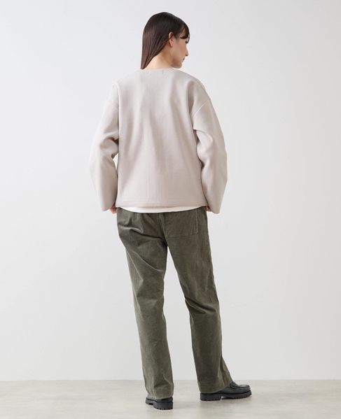 ラウンドネックカーディガン 詳細画像 ライトベージュ 6