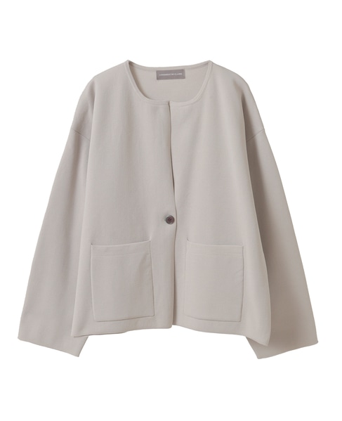 ラウンドネックカーディガン 詳細画像 ライトベージュ 9