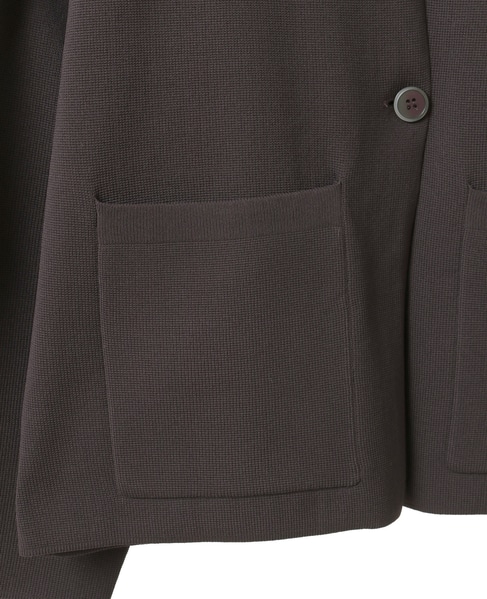 ラウンドネックカーディガン 詳細画像 ダークブラウン 12