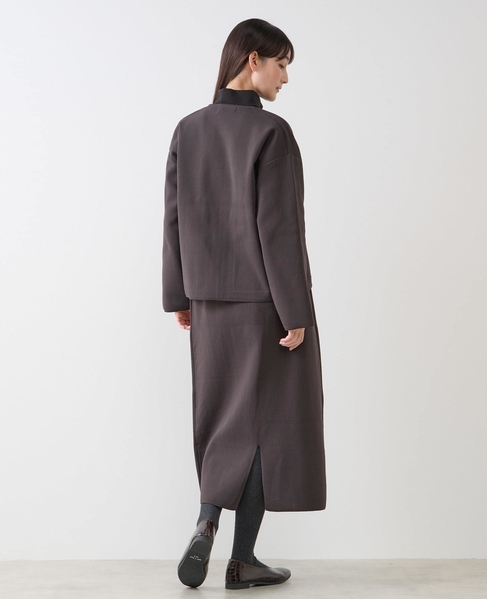 ラウンドネックカーディガン 詳細画像 ダークブラウン 5