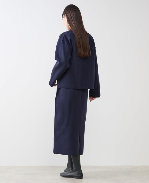 ラウンドネックカーディガン 詳細画像 ダークネイビー 4