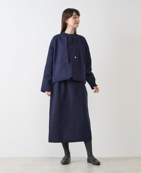 ラウンドネックカーディガン 詳細画像 ダークネイビー 9