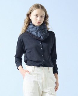 メリノウールクルーネックカーディガン