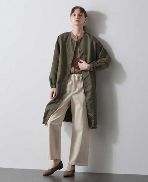 メリノウールクルーネックカーディガン 詳細画像 ベージュ 2