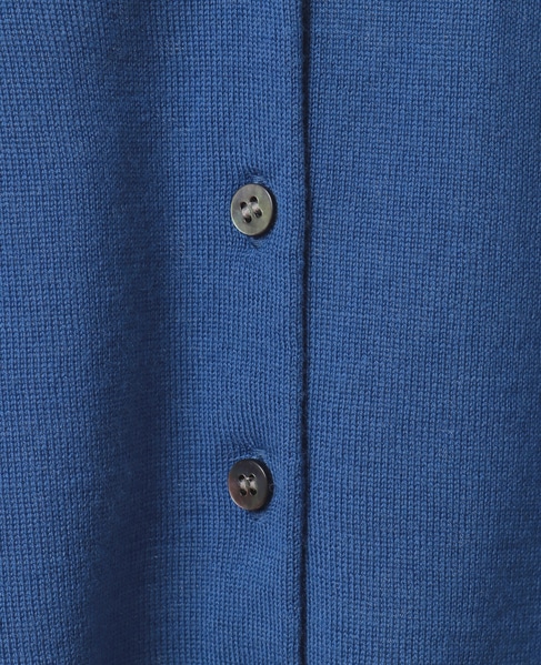 メリノウールクルーネックカーディガン 詳細画像 ブルー 14