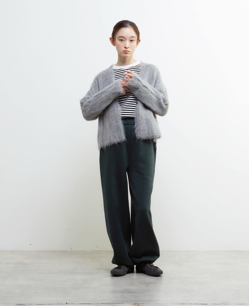 ロングシャギーショートカーディガン 詳細画像 ミディアムグレー 3