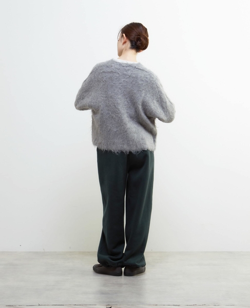 ロングシャギーショートカーディガン 詳細画像 ミディアムグレー 7