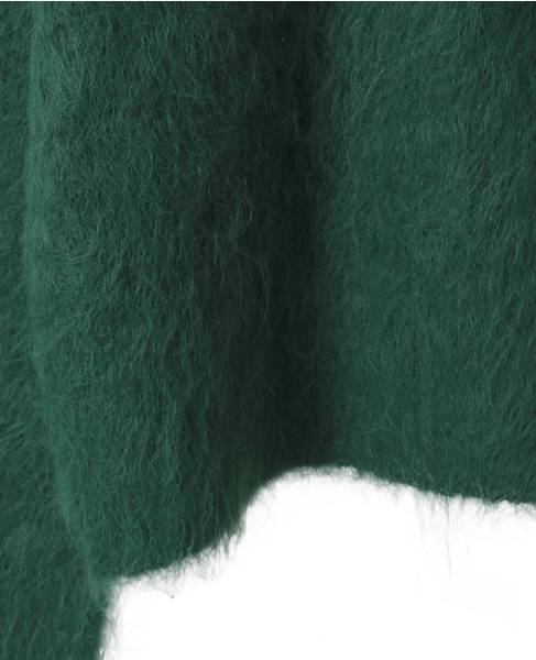 ロングシャギーショートカーディガン 詳細画像 モスグリーン 14