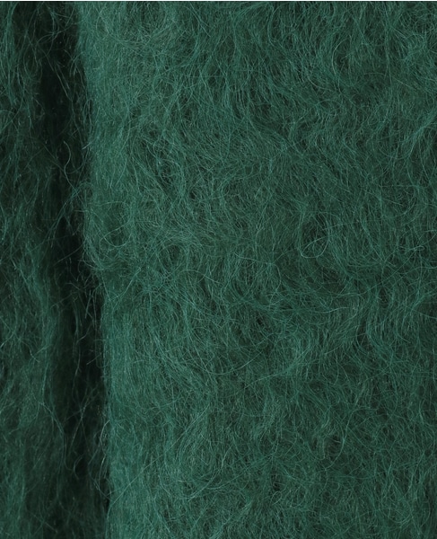 ロングシャギーショートカーディガン 詳細画像 モスグリーン 16