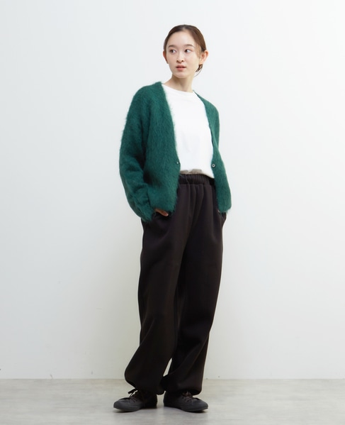 ロングシャギーショートカーディガン 詳細画像 モスグリーン 2