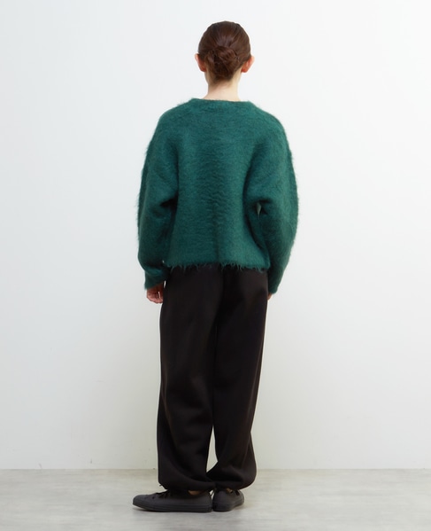 ロングシャギーショートカーディガン 詳細画像 モスグリーン 6