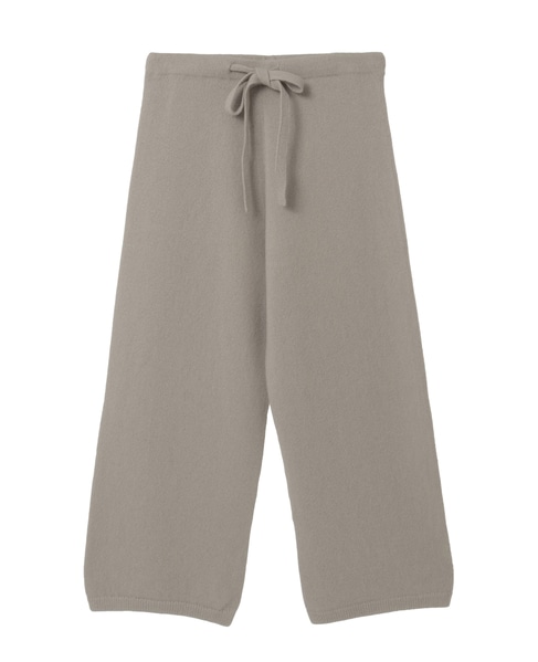 【LOURMARIN】ニットイージーストレートパンツ 詳細画像 グレー 9