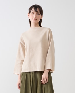 ボトルネックニットプルオーバー