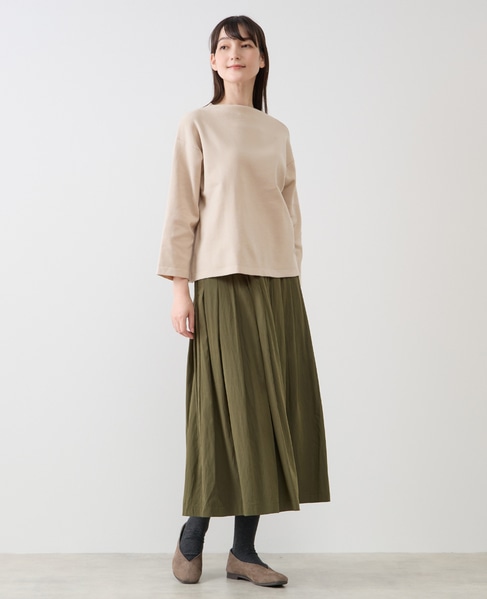 ボトルネックニットプルオーバー 詳細画像 ライトベージュ 7