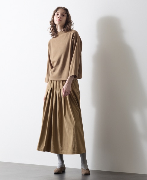 ボトルネックニットプルオーバー 詳細画像 モカ 2