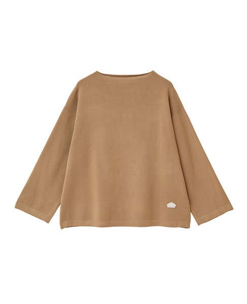 ボトルネックニットプルオーバー 詳細画像 モカ 4