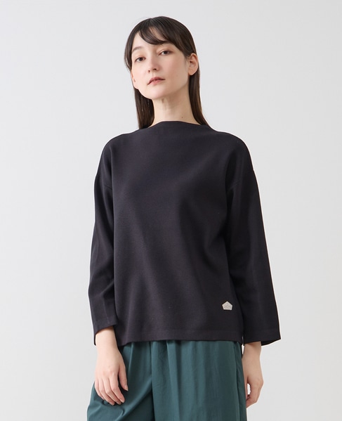 ボトルネックニットプルオーバー 詳細画像 ブラック 1