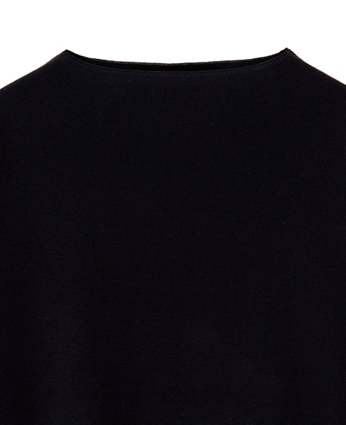 ボトルネックニットプルオーバー 詳細画像 ブラック 10