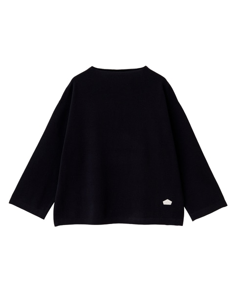 ボトルネックニットプルオーバー 詳細画像 ブラック 8