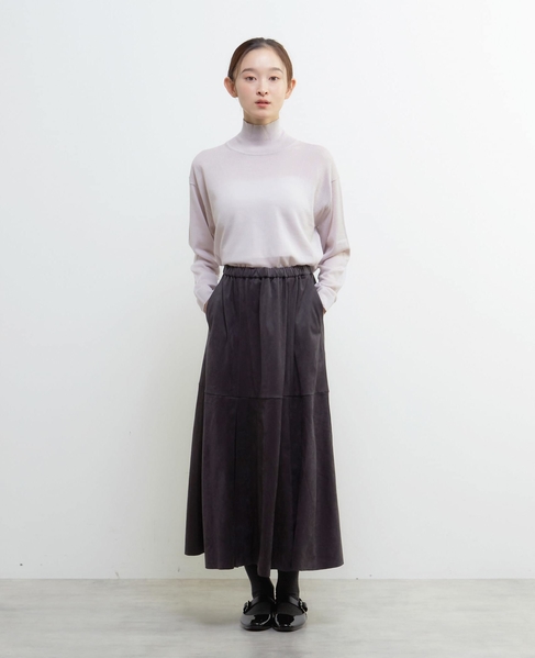 メリノウールハイネックニットプルオーバー 詳細画像 ライトグレー 2