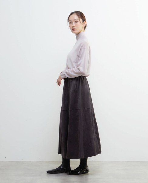 メリノウールハイネックニットプルオーバー 詳細画像 ライトグレー 3