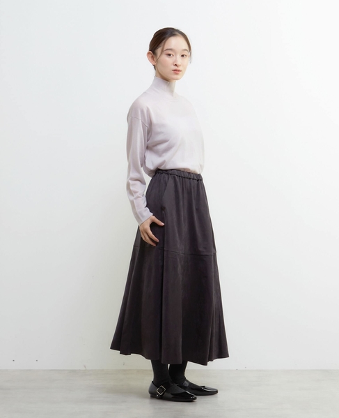 メリノウールハイネックニットプルオーバー 詳細画像 ライトグレー 6