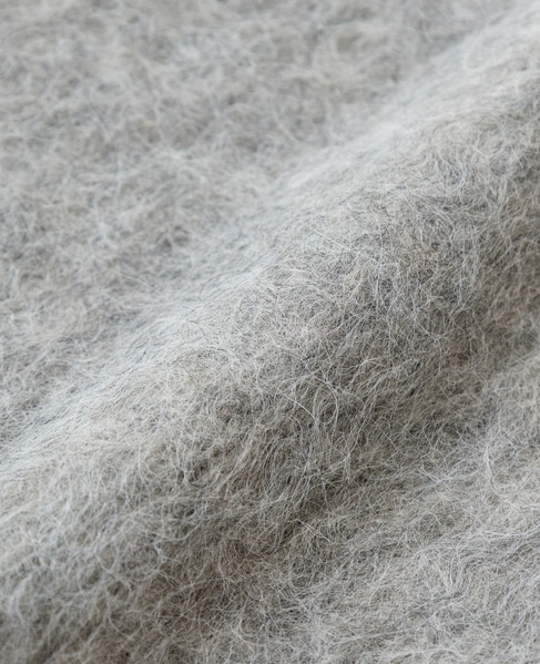 ロングシャギークルーネックプルニット 詳細画像 ミディアムグレー 15