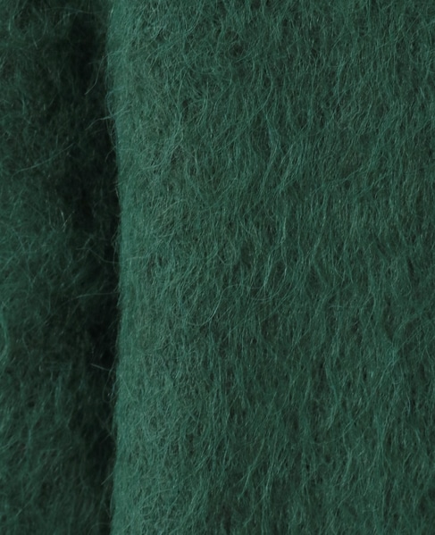 ロングシャギークルーネックプルニット 詳細画像 モスグリーン 16