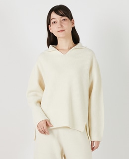 【LOURMARIN】ボトルネックニットプルオーバー