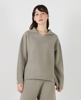 【LOURMARIN】ボトルネックニットプルオーバー