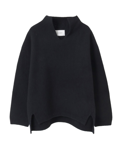 【LOURMARIN】ボトルネックニットプルオーバー 詳細画像 ネイビー 11