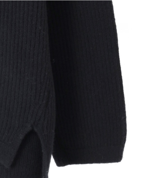 【LOURMARIN】ボトルネックニットプルオーバー 詳細画像 ネイビー 14