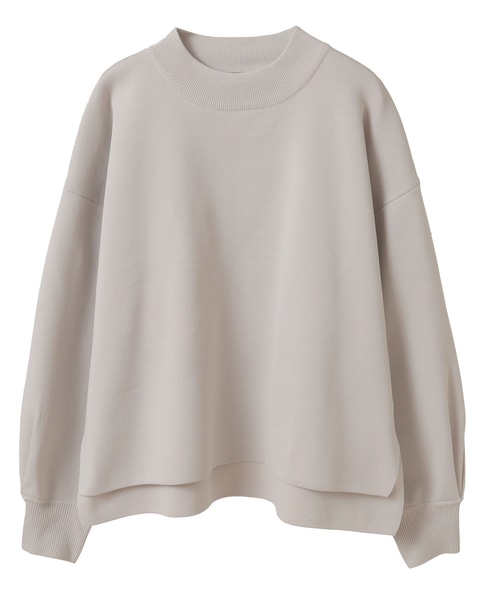 モックネックプルオーバー＆ロングニットスカートSET 詳細画像 ライトベージュ 10