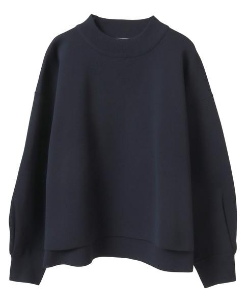 モックネックプルオーバー＆ロングニットスカートSET 詳細画像 ダークネイビー 10